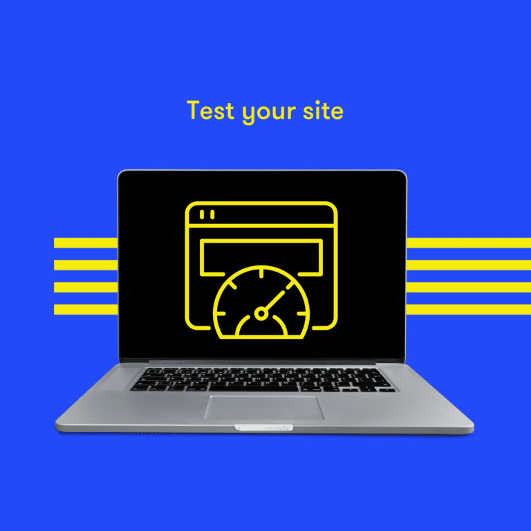 Test Your Website (Laptop Computer) - Quick Design Tips to Get Your Site Black Friday and Cyber Monday Ready Post